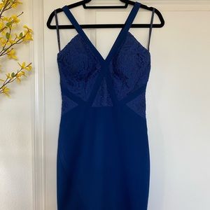 Navy Tulip Dress
